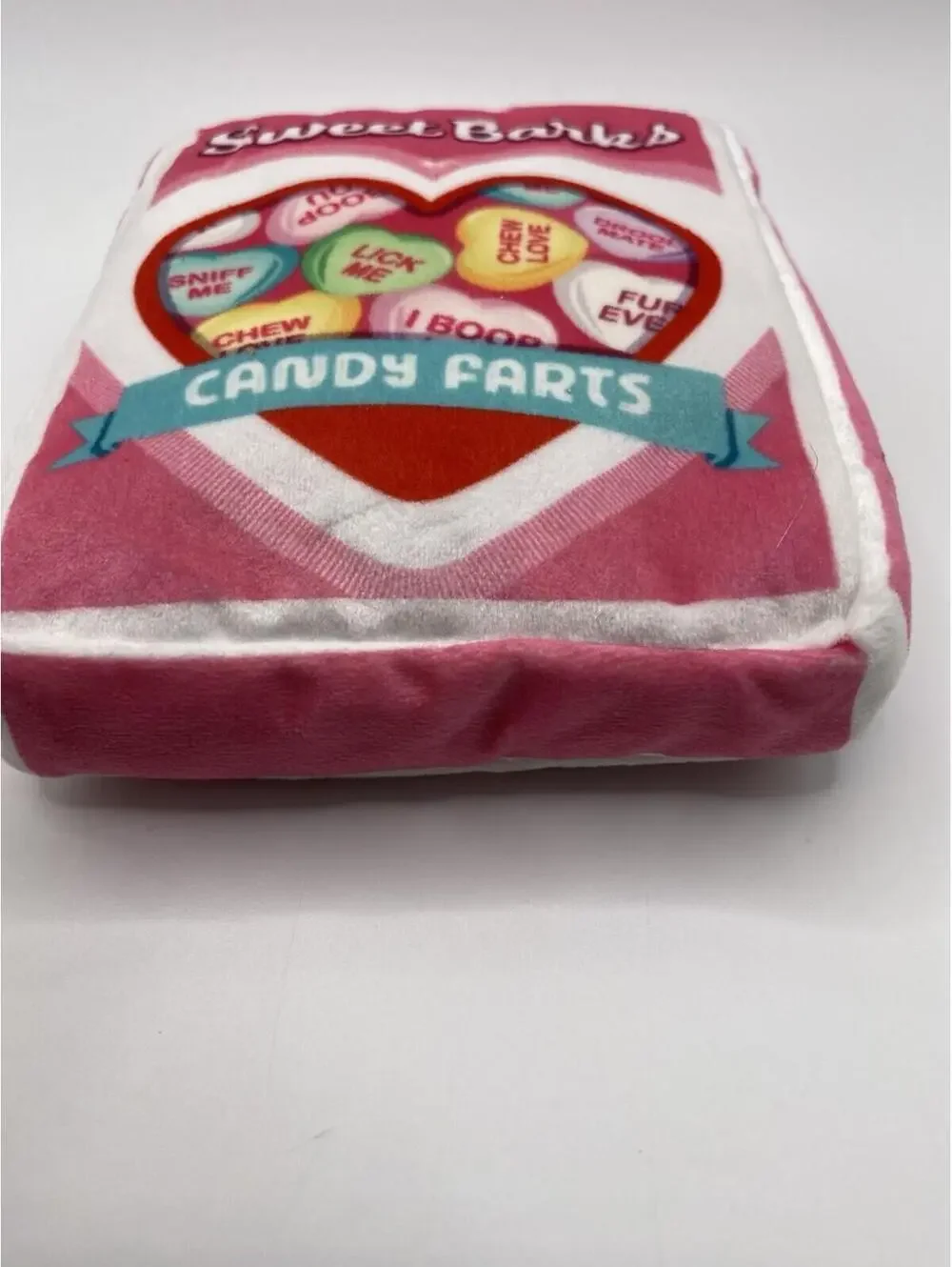 Bark Box Sweet Barks Candy Farts Dog Squeak Toy Medium - Large
